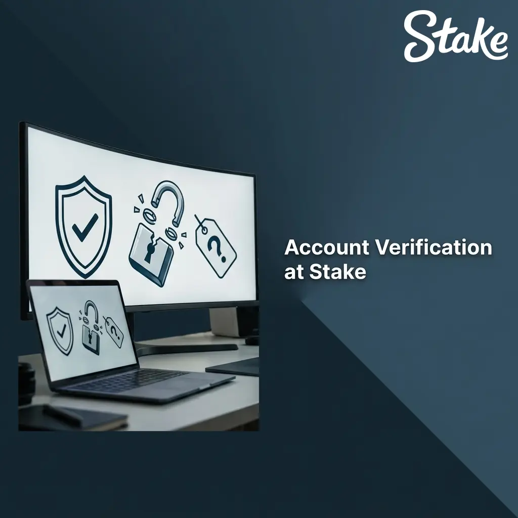 Stake account verification process showing KYC steps including ID upload, proof of address, and approval confirmation