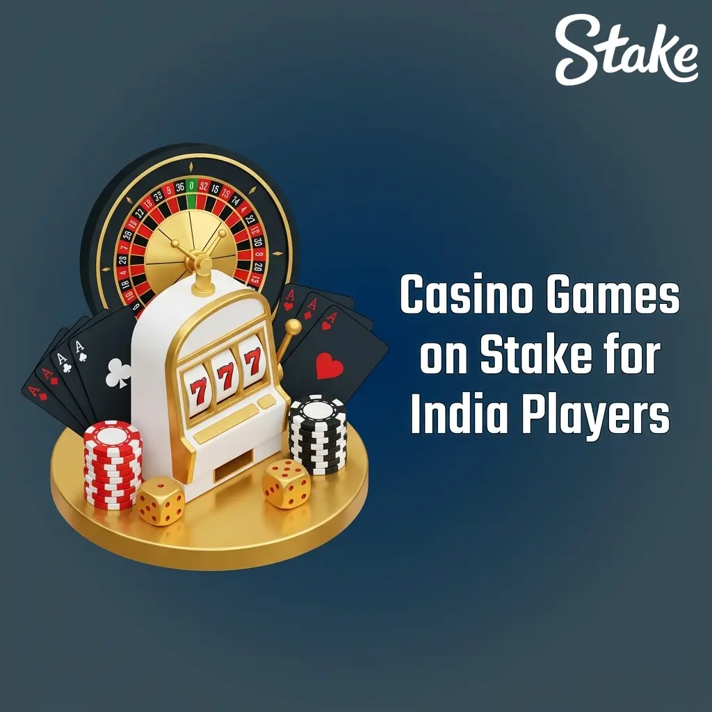 Stake casino lobby showing 3000+ games including slots, live dealer, crash games, and Stake Originals for Indian players