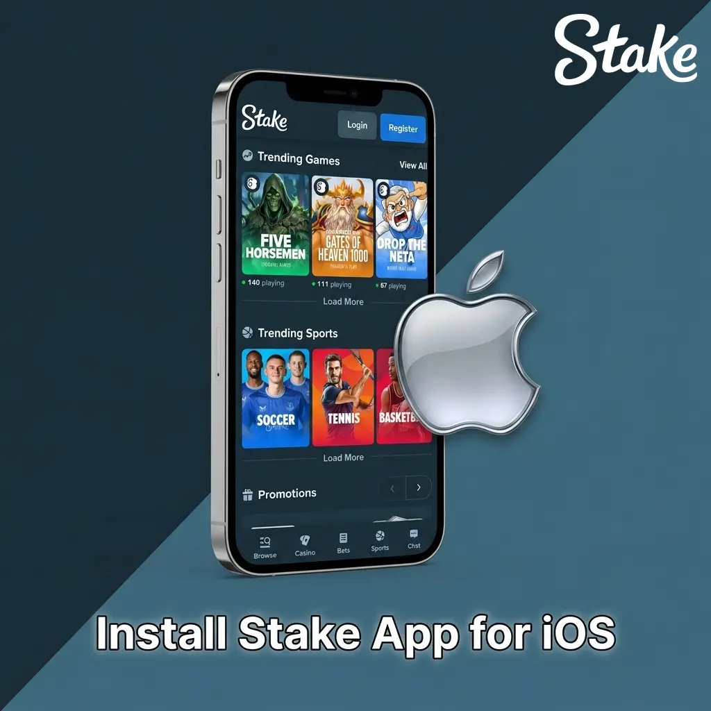 Install Stake PWA on iOS via Safari – Add to Home Screen on iPhone or iPad running iOS 13.0 or later