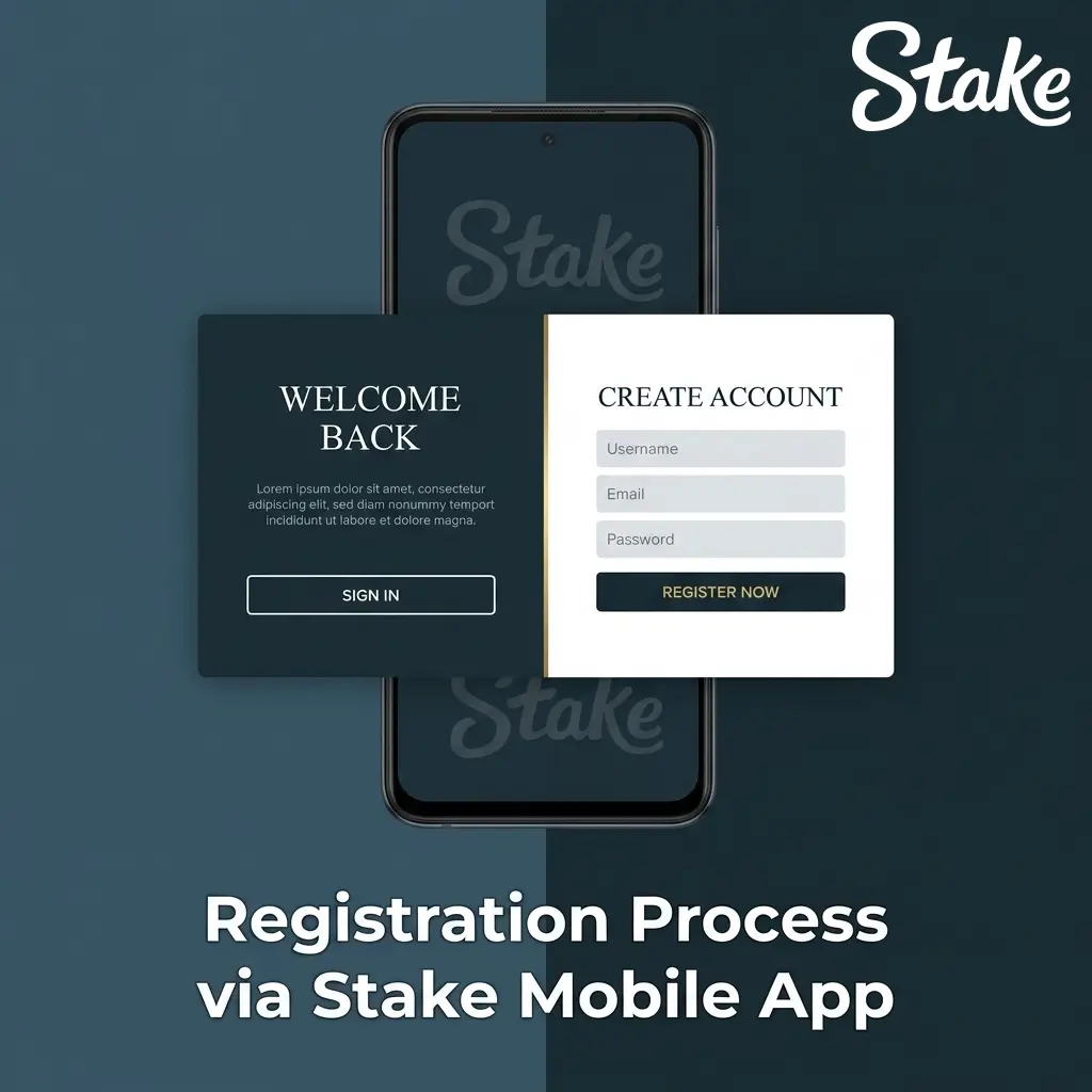 Step-by-step Stake mobile app registration process for Indian players aged 18 and above to access casino and sportsbook